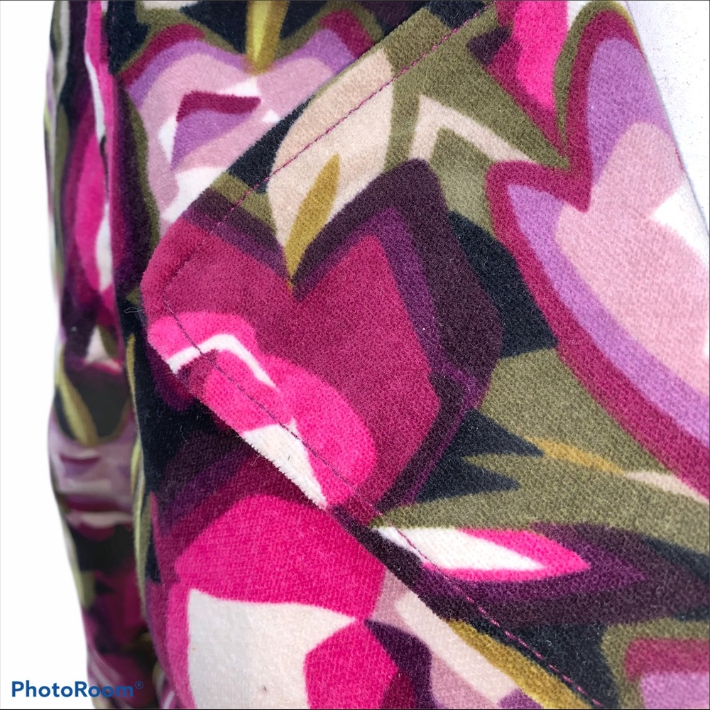 Missoni Jacket Multi-Color Button Down Size Med - image 4